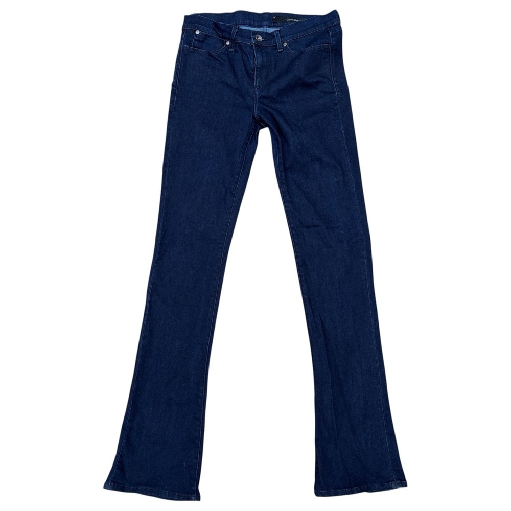 Calvin Klein Rocker Kick Dark Wash Blue Jeans Size 6